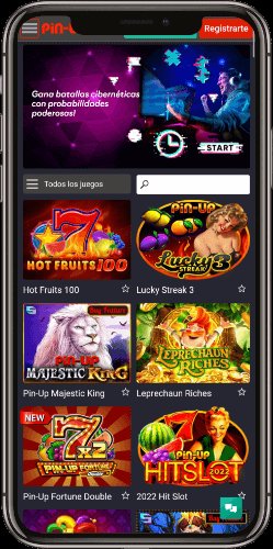 Slot 1 disponible en la app móvil